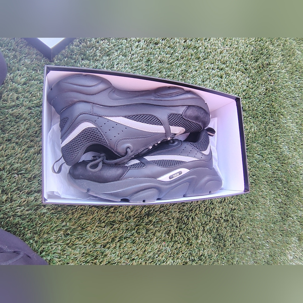 Dior Black and Gray Sneakers